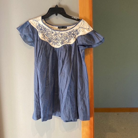 Cindy Lee cotton and silk baby doll dress - Picture 2 of 5